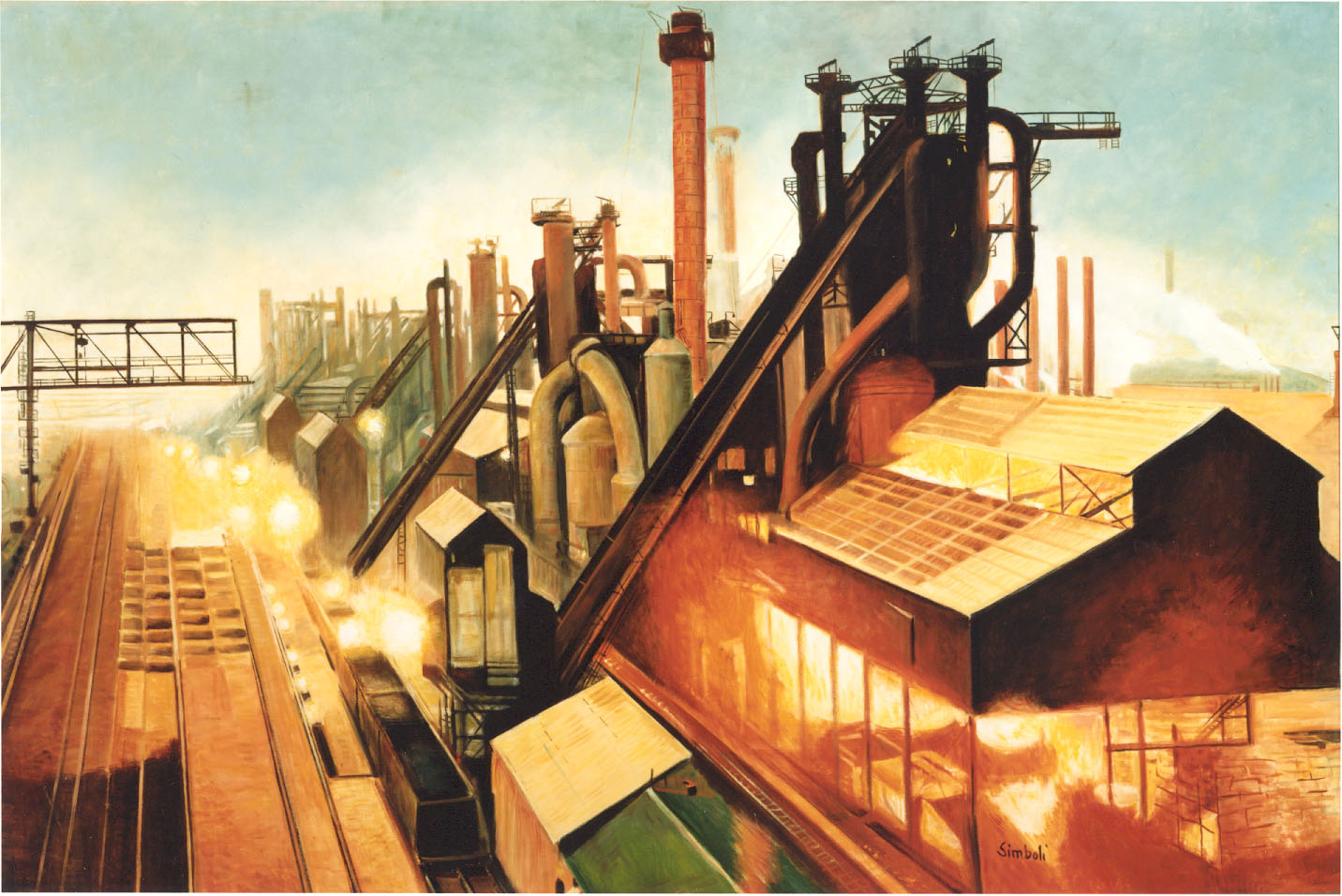Pittsburgh Steel Mill, Allegheny Ludlum, 1948
